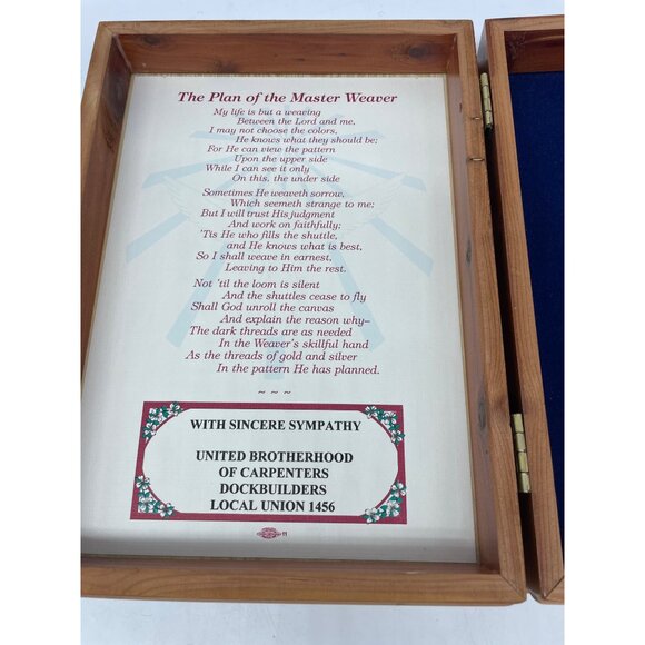 Holy Bible Dove Of Peace King James UNION Carpenters Dedication Vintage RARE - Picture 4 of 14